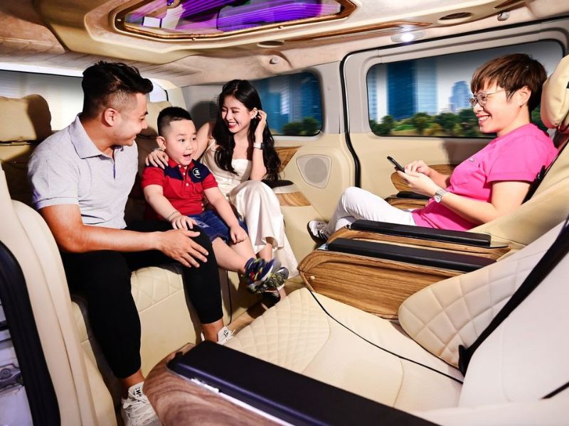 Xe Limousine Hà Nội Sầm Sơn Ghế ngồi cao cấp có trên xe limousine Hà Nội Sầm Sơn