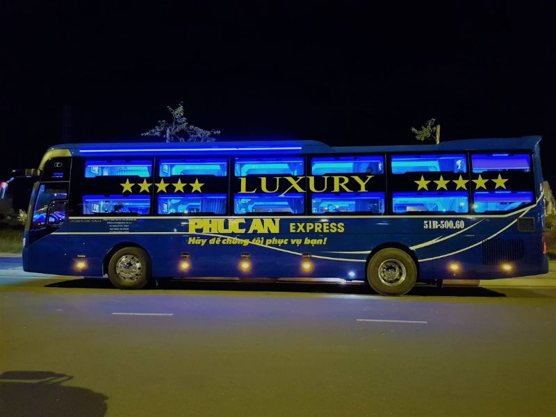 Nhà xe Phúc An Express từ Sài Gòn đi Ninh Thuận chất lượng cao