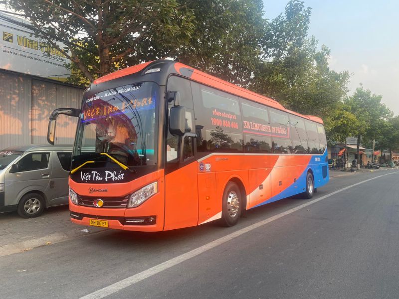 Xe Việt Tân Phát Nhà xe Việt Tân Phát từ Sài Gòn đi Đắk Lắk uy tín và chất lượng