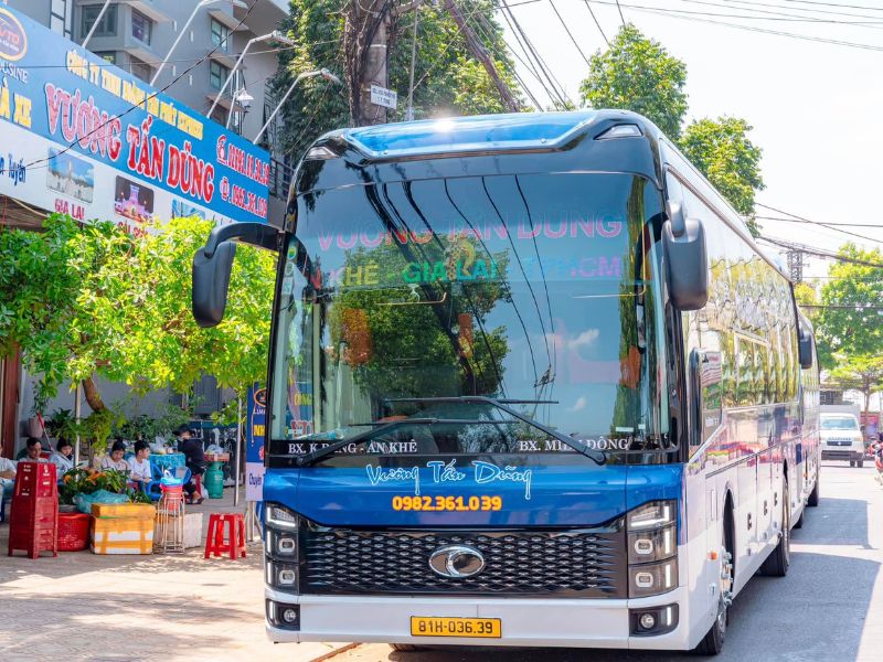 Nhà xe Vương Tấn Dũng từ Sài Gòn đi Đắk Lắk uy tín và chất lượng